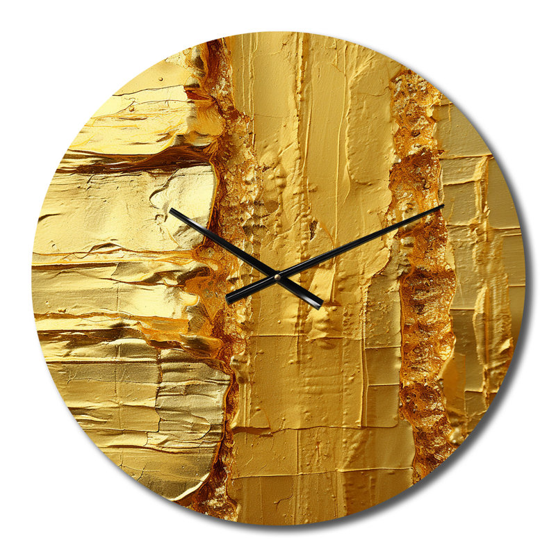 Horloge murale en métal, Moyenne