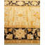 Tapis noué à la main Tia, unique en son genre - jaune