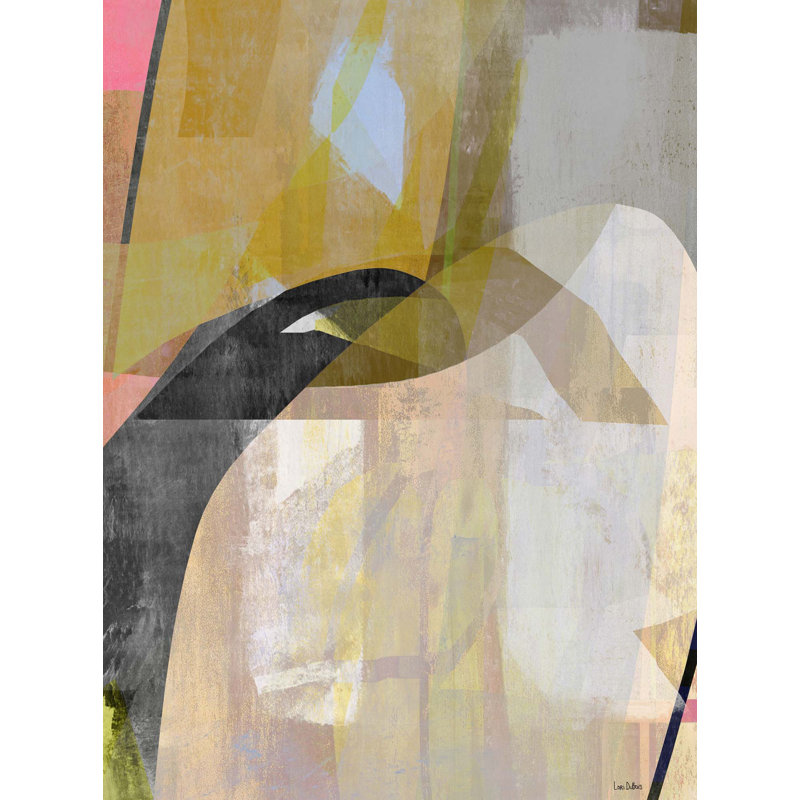 Tranquil Intrigue I Print, 40" H x 28" W x 2" D, Light Gray, Wrapped Canvas