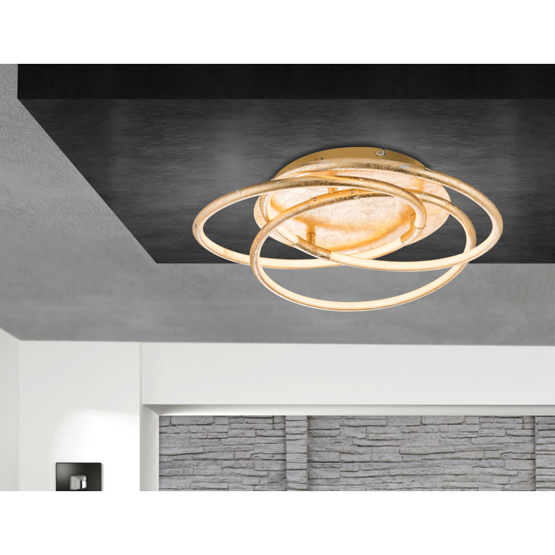 Dinah LED Flush Mount, Gold