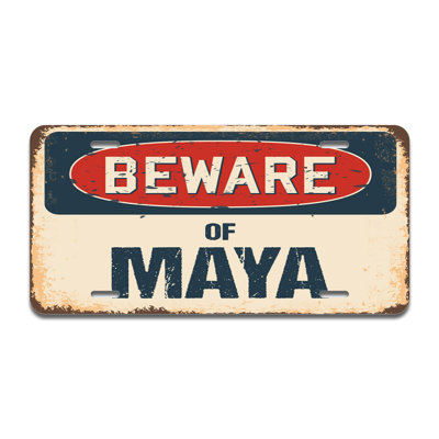 Cadre en aluminium Beware of Maya