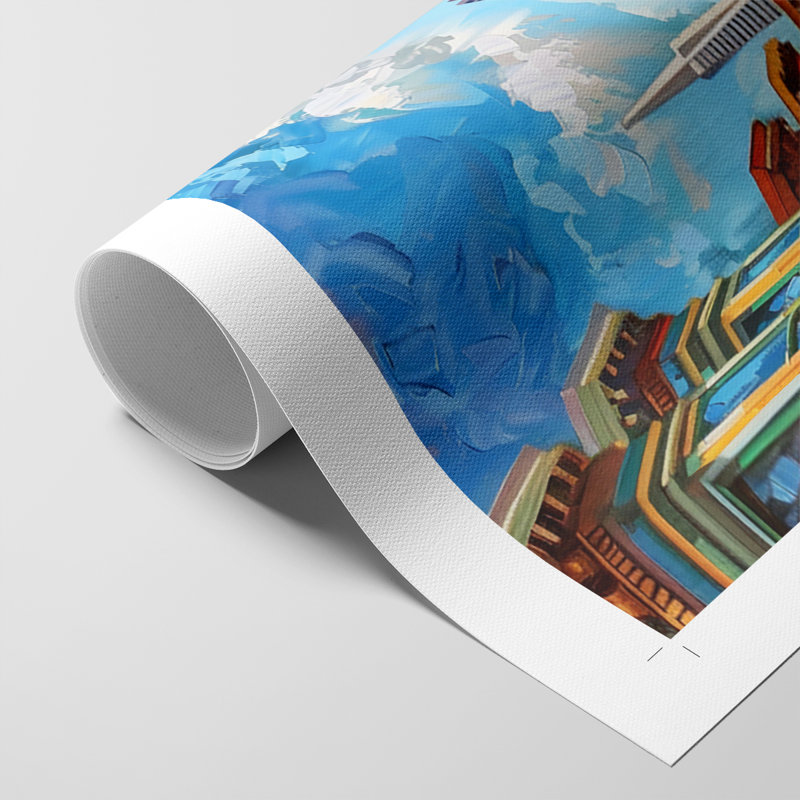 Paysages série CCDXLIX - Impression sur toile seulement - NON-CADRE
