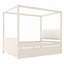 Lit plateforme avec tête de lit tapissier, lit gigogne simple, 3 tiroirs, auvent Princess, rangement et assemblage facile-222793672-222793677