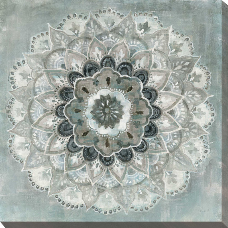 Sunburst neutre - peinture, L 18 po x H 18 po, Toile tendue