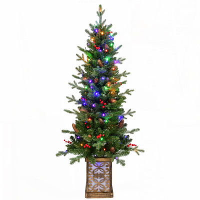 Arbre de Noël vert 4 pi pré-éclairé
