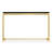 Simply Elegant 55'' Glass Top Console Table-23554872-23554874-23515675