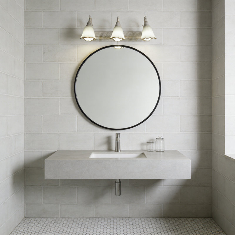 3 - Light Dimmable Vanity Light