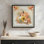 «Fall Pumpkin Floral II» par Nicole DeCamp, reproduction d'art