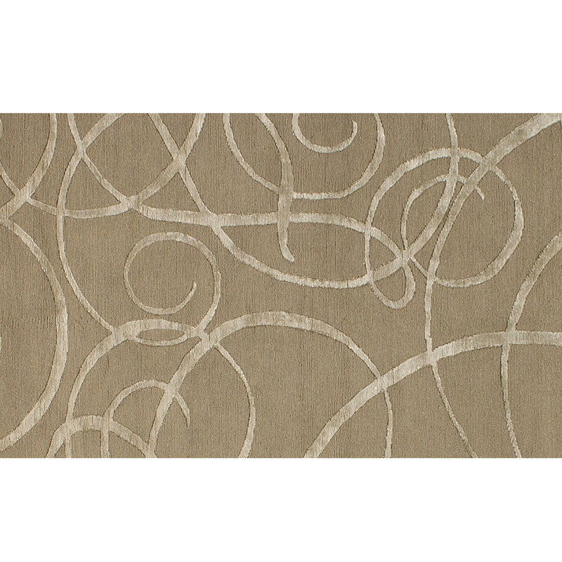 Paisley Area Rug in Burlap, Rectangle 9' x 12'