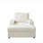 Corduroy Recliner with Cup Holder & Storage Footrest – Backrest Pillow, Armrest Storage-811078661