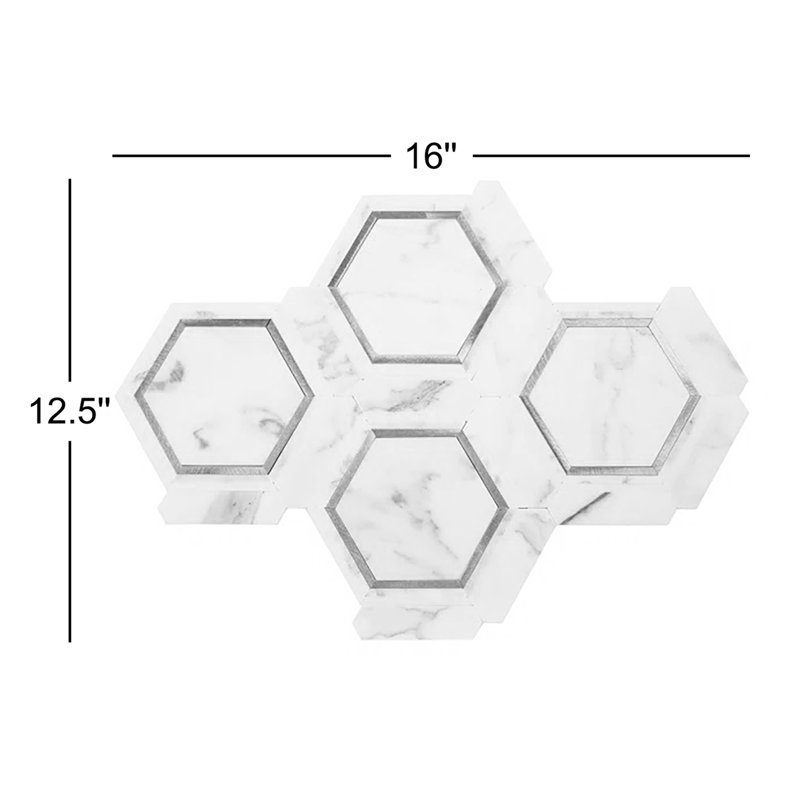 Honeycomb Mosaic Wall & Floor Tile