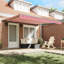 Brayden Studio 300cm D Fabric Cover Retractable Door / Window Awning-2027243465-2027243461