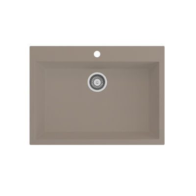 Undermount and Drop-In Single Basin Kitchen Sink