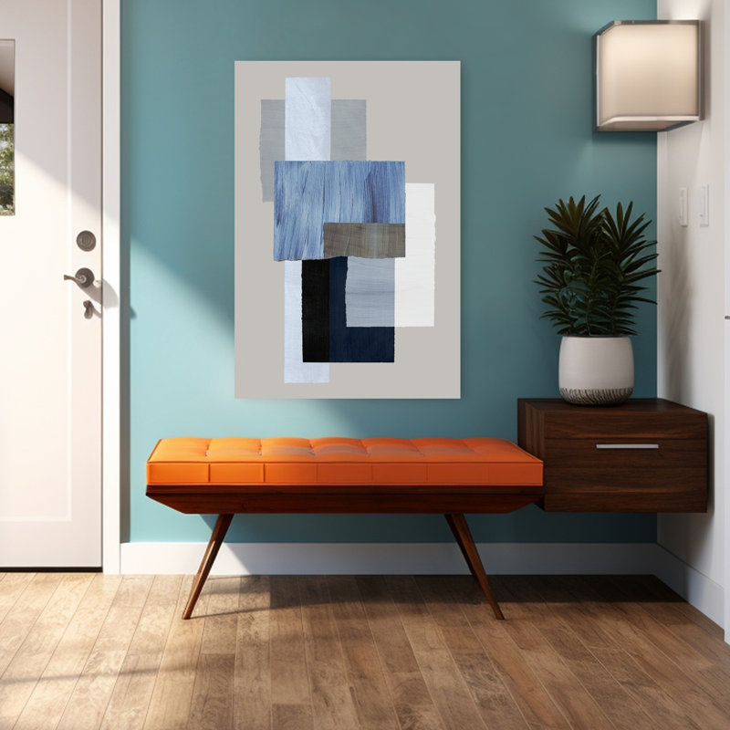 Art contemporain, art abstrait, H 48 po x l 32 po