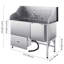 147cm H x 155cm W x 79cm D Dog Grooming Tub