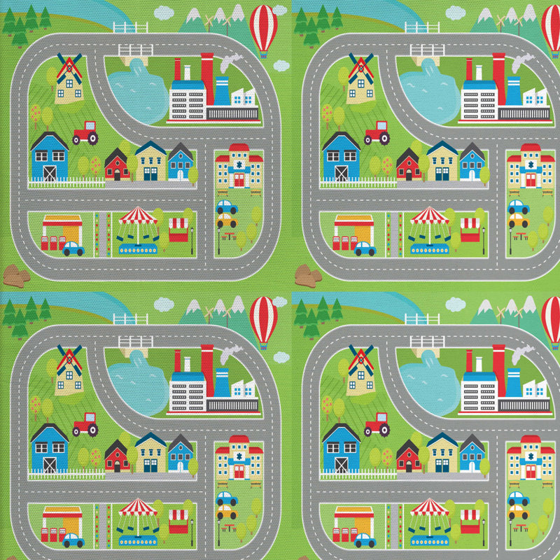 Tissu de rail pour voiture de course, l 36 po x L 360 po