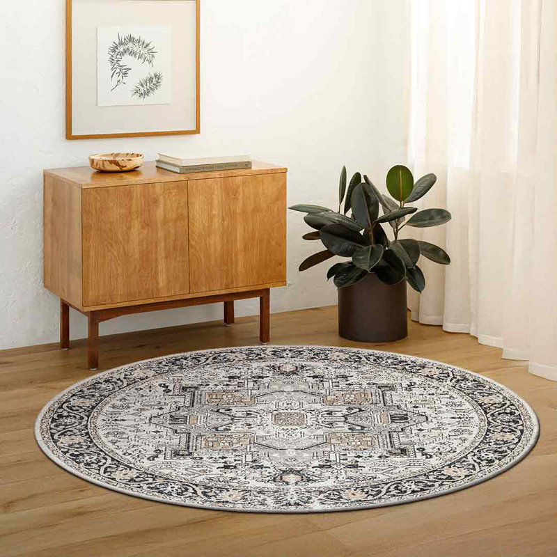 Casanova Moroccan Machine Woven Rug, Round 200cm