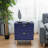24.4" Tall 2-Drawer High Gloss Nightstand-2111079106