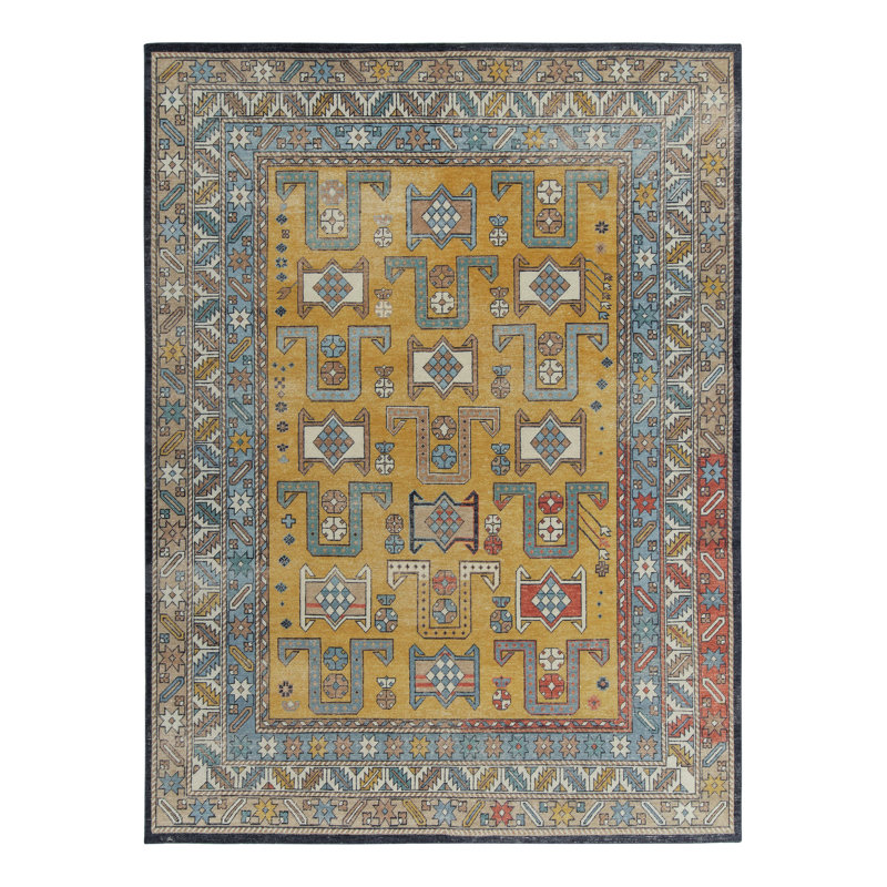 Homage Wool Geometric Area Rug