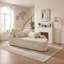 Canapé-lit et fauteuil inclinable semi-circulaire 2 en 1 de 78,5 pouces avec 5 coussins, aucun assemblage requis-1205971805