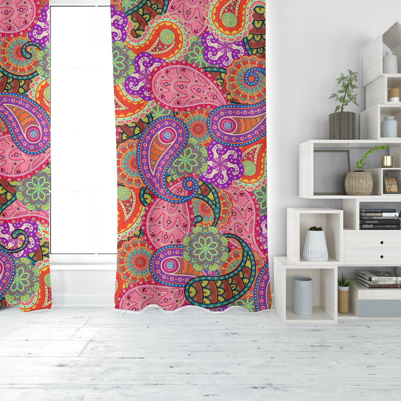 Paire de rideaux obscurcissant en polyester Congerville, L 40 po x L 52 po