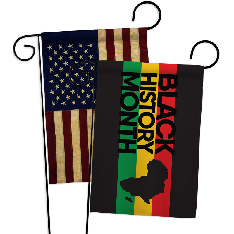 Drapeau de jardin à 2 côtés en polyester 18 po x 13 po
