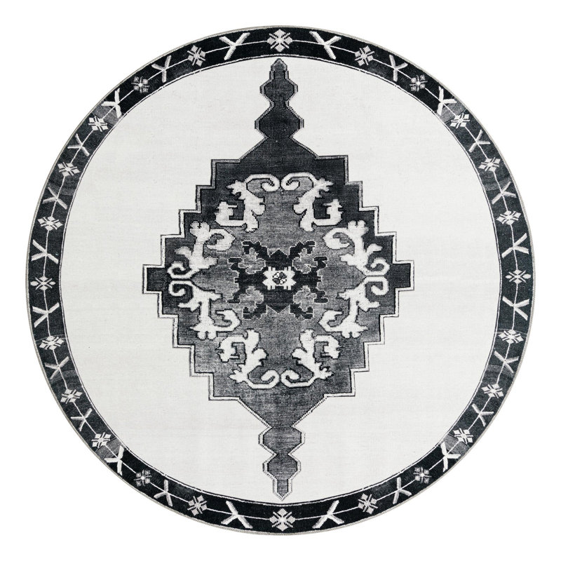 Antwane Oriental Indoor Rug, Round 7'6"