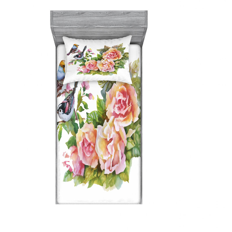 Ensemble de draps Wild Wild, Ensemble de draps pour lit simple avec drap-housse