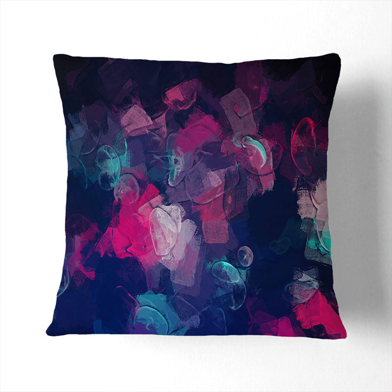 Square Throw Cushion, White, 55cm H x 55cm W x 20cm D