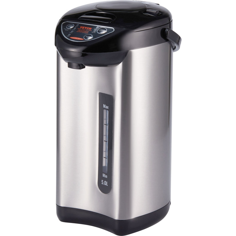 Bouilloire électrique en acier inoxydable VEVOR, 5 litres