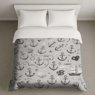 Nautical Anchor Shells Duvet Covers