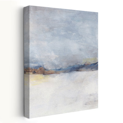 Drift And Dusk No. 1 - Abstracts Snow Winter Minimalist Art