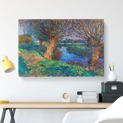 At Calcot by John Singer Sargent - Wrapped Canvas