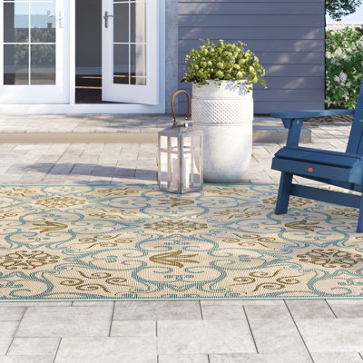 Damask Indoor / Outdoor Rug