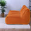 Canapés de compression, pouf en velours côtelé orange, maison compacte et moderne-1670472139
