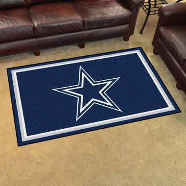 20.5 x 32.5 Brown & Blue NFL Dallas Cowboys Football Oval Door