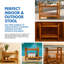 Banc de douche en teck Eleganto