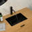21"x15.05" Black Ceramic Bathroom Sink, High - Quality Build, Integrated Overflow, Seamless Counter Integration 18.91 Lb Undermount Streamlined Design, Stain , Space Saving Installation