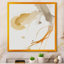 Touched By Mustard - Jaune et gris ultime - reproduction d'art sur toile