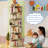 360° Rotating Bookshelf, 6 Tiers Corner Shelf, Rotating Bookcase For Bedroom, Living Room-904007898