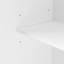 Chariot de cuisine blanc avec prise de courant, 2 portes, 6 tiroirs, tablettes coulissantes réglables pour îlot roulant de 56 po, 4 portes fonctionnelles et pratiques-63313768