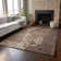 Premium Machine Washable Cerrito AMF577 Chocolate Rug
