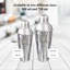 Buckingham Cocktail Shaker Stainless Steel Hammered Effect-712501535