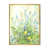Toile avec cadre flottant or