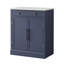 Garde-manger autoportant moderne avec tiroir, 2 tablettes réglables et 2 tablettes de porte pour un rangement organisé et une présentation élégante-1355067083