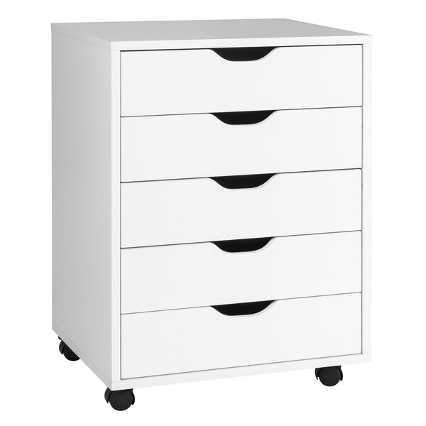 Inbox Zero 5 Drawer Storage Drawer & Reviews | Wayfair