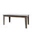 Table de cuisine extensible 106,5 po, finition chêne foncé, pouvant supporter 110,23 lb, polyvalente pour toutes les pièces, petit coin-repas, extensible 106,3 po, capacité de charge maximale de lb