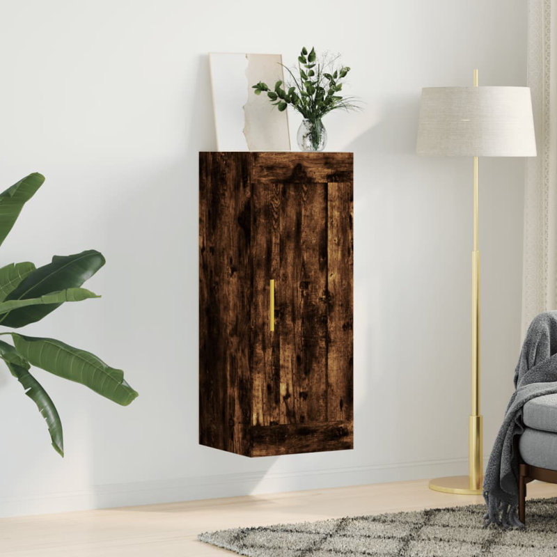 Lockland Bathroom Cabinet, Smoked Oak