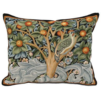 Cotton Blend Throw Pillow