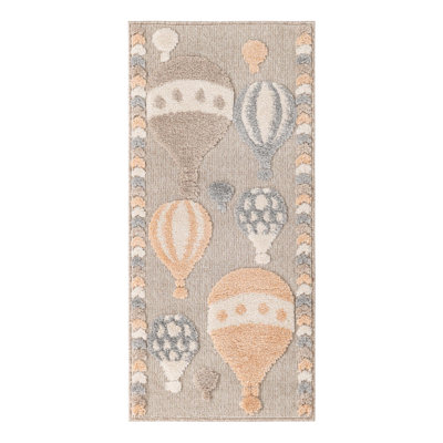 Unique Loom Balloons Whimsy Kids Rug